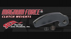 We are extremely excited to release the next evolution in clutching technology with our new Magnum Force™ Clutch Weights. Here is a short video for your viewing enjoyment. Call for more info (208)529-0244. http://www.startinglineproducts.com/catalog.cfm?pageID=detail&catalogID=3&catID=17&productID=3281 | Starting Line Products (SLP)
