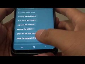 Samsung Galaxy S9: View a List of Bixby Voice Commands For Settings