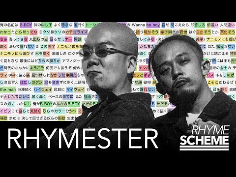 Japanese Hiphop Rhyme Scheme | B-BOY IZM - RHYMESTER (1998)