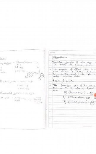 Chalcone synthesis via benzaldehyde and acetophenone #science #chemicalprocess