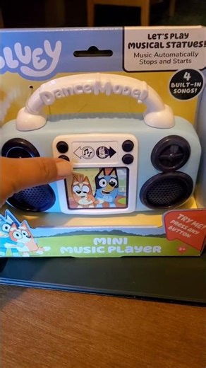 WOW! LET'S PLAY MUSICAL STATUES BLUEY! AMAZING! #amazing #asmr #new #mini #toys #short #viral