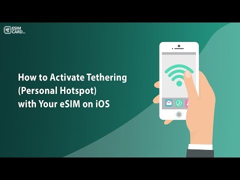 How to Activate Tethering (Personal Hotspot) with your eSIM ON IOS