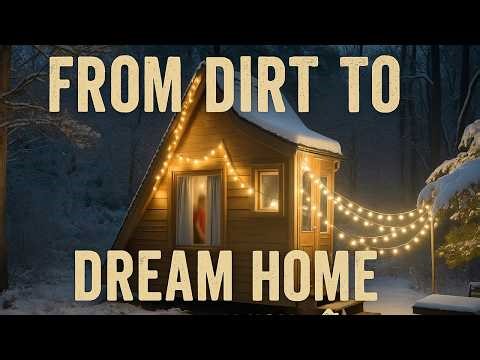 Builds a Stunning Tiny House from Scratch in 9 Months | Full Process 🛠️