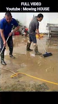 Mud Overflows All Over The Floor! The Cleanup Scene Shocks Everyone #shorts #cleaning #deepcleaning