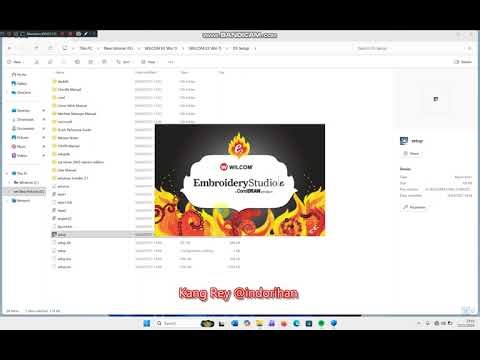Cara install wilcom e2 Windows 11 pro 64 bit Part1