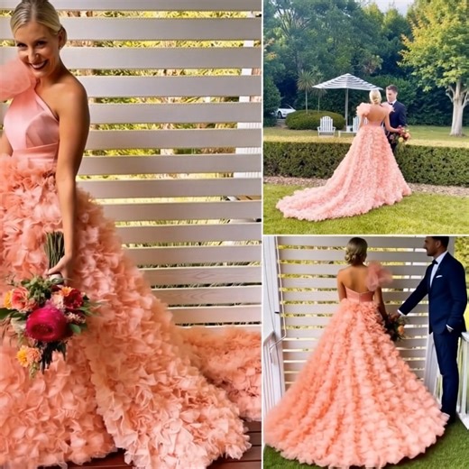 She broke tradition, and the internet had a lot to say! 😲💖 A bride stunned everyone by choosing a pink dress for her wedding instead of the customary white, sparking heated debates online. 🥂✨ Some praised her boldness, while others criticized her for defying expectations. 👀Curious to see her wedding look and the reactions it received? 👉👉 Check the top comment for the full story! ⬇️⬇️⬇️ | Interesting Facts