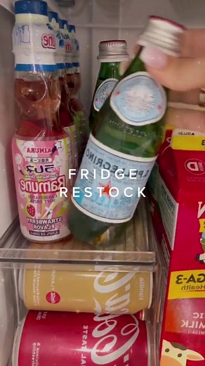 Restocking my fridge with me #restock #organize #storage #reatockasmr #organizedhome #fridgerestock #fridgeorganization #snack #drink #foryou #tiktok #viral