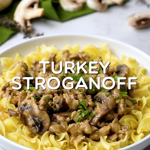 This Ground Turkey Stroganoff recipe takes a classic family favorite recipe and uses wholesome, real food ingredients. https://www.superhealthykids.com/healthy-turkey-stroganoff-recipe/ | Super Healthy Kids