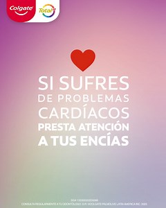 5.5K reactions · 644 shares | Empieza a usar Colgate Total 12 encías reforzadas y comprueba por qué la recomiendan para pacientes con problemas cardíacos. | Colgate Latinoamérica | Facebook