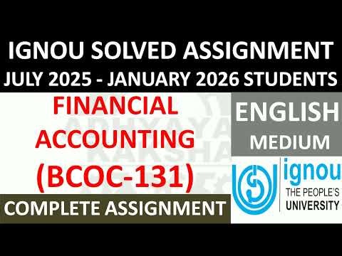 bcoc 131 solved assignment 2025-26