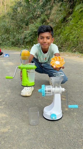 Small Vs Big 2Ta Hand Juicer Machine Unboxing For apple & fruit juice🥤