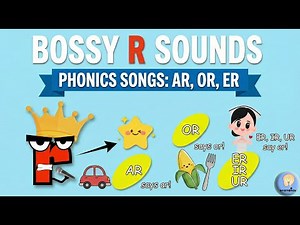 Bossy R Phonics Songs | Learn AR, OR, ER, IR, UR Sounds for Kids
