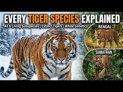 Every Tiger Species Explained in Just 10 Minutes!