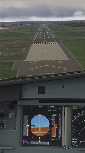 Beautiful Approach into Hamburg | Fenix A319| Microsoft Flightsimulator 2024 #fenixa319 #landing