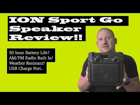 ION Sport Go Tailgate Speaker !!! (30 HOUR BATTERY LIFE!!!)
