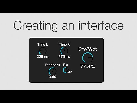 Max4Live - GUI & Presentation Mode (lesson 10)