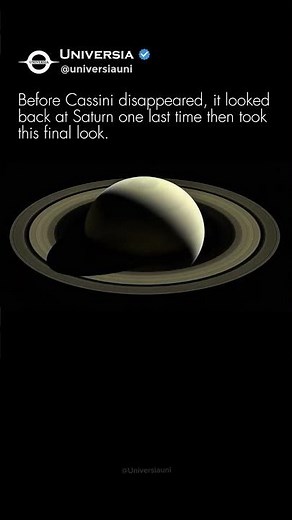 Cassini’s Last Look at Saturn 🪐 | 13 Years in Orbit