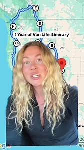 882K views · 20K reactions | 1 Year of Van Life ItineraryAs someone...