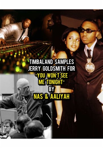 Nas Ft. Aaliyah - “You Won’t See Me Tonight” prod. by Timbaland samples “Underwater Grave” by Jerry Goldsmith #SampleBible #Aaliyah #Nas #Timbaland @Timbaland