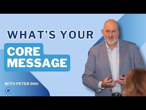 What’s Your One Core Message When You Speak?