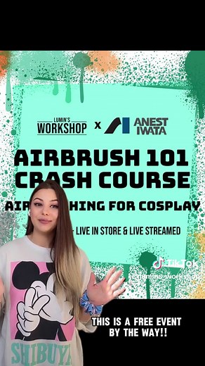 Airbrush 101 Workshop: Learn, Paint, and Try Airbrushing!