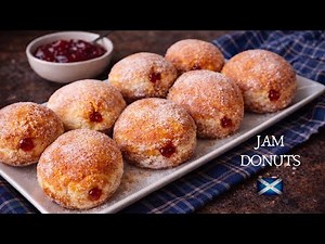 Jam Doughnuts | Easy Jelly Donuts recipe | Raspberry jam filling :)