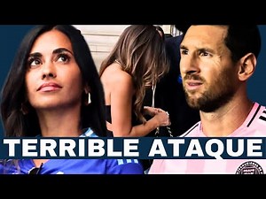 Antonella Roccuzzo attacked and beaten in the middle of a football stadium! Lionel Messi speaks out!