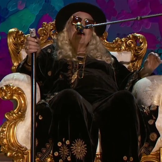 “I can't think of anyone better to console us than Joni Mitchell." - Alanis Morissette One year ago today, Joni performed “Both Sides Now” at the FireAid Benefit Concert in Los Angeles. | Joni Mitchell