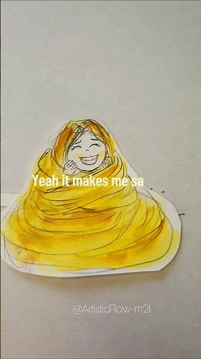 This trend but in traditional#art #drawing #artisticflow / princess repunzil