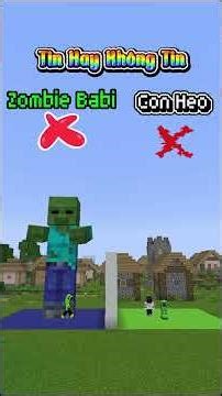 Thật Hay Thách Cùng Ông Bạn #minecraftshorts #games #memes #xh #game #mcpe #huyrecord