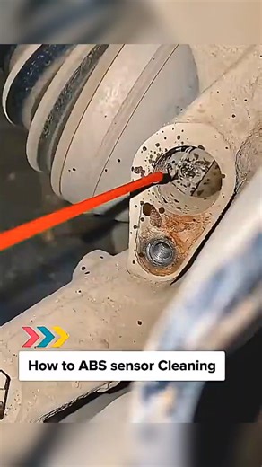 How to ABS sensor Cleaning #shorts