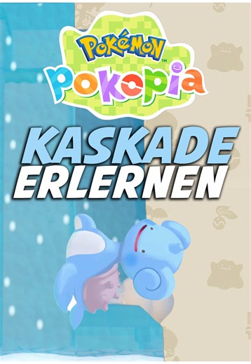 SO ERLERNT IHR KASKADE IN POKÉMON POKOPIA.. #pokemon #pokopia #cozy #tutorial #kaskade