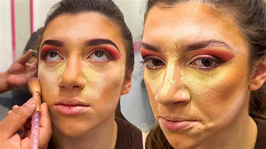 Powder-obsessed makeup artists take matte looks to a new level