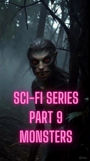 SCI-FI Monsters Series P9 - Creepy Night Creature 😱😱😱