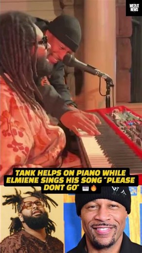 Tank Helps On Piano While Elmiene Sings His Song!!