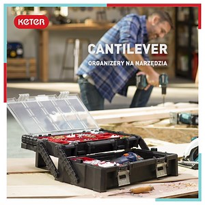 6K views | 藺 Szukasz sprawdzonego produktu, dzięki któremu uporządkujesz wszystkie śrubki i inne drobne elementy? Seria organizerów na narzędzia Cantilever od lat nie schodzi z naszej listy bestsellerów!  Kluczem do sukcesu jest wygodna, rozkładana konstrukcja, a także wykorzystanie do produkcji wytrzymałych materiałów.  Dla profesjonalistów i domowych majsterkowiczów – dla każdego, kto ceni porządek pracy. | Keter Polska | Facebook