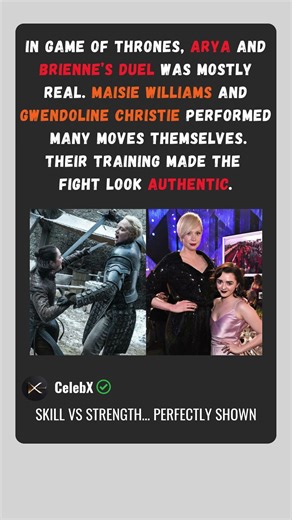 Arya vs Brienne Fight #gameofthrones #shorts