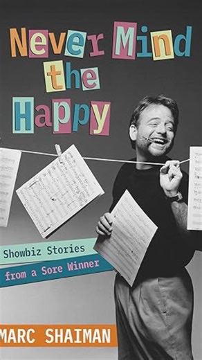 Frank DiLella on Instagram: "Tony winner - the GREAT @marc_shaiman is spilling the tea. ☕️ His brand new tell-all, "Never Mind the Happy: Showbiz Stories from a Sore Winner", drops this week — and it’s packed with delicious Broadway and Hollywood tales. Including a moment with Stephen Sondheim - who told Marc... 👉 You can tell this story… "but only after I'm dead." (!!!) Marc is on the show this weekend... Here's a moment from our conversation..."