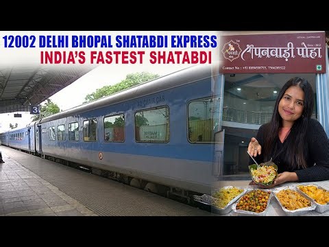 No More India’s FASTEST Shatabdi | 12002 Bhopal Shatabdi Express Journey to Gealior for Panwadi Poha
