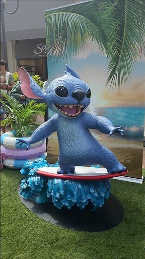 🌺 Disney Stitch’s 626 Day Beach Bash at Newport Beach! 🏖️ 💙 #disneyland #stitch #disneyshorts