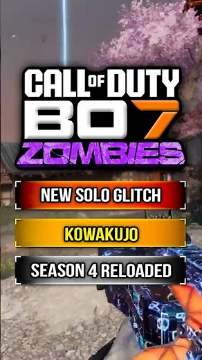 NEW Kowakujo Glitch In BO7 Zombies!