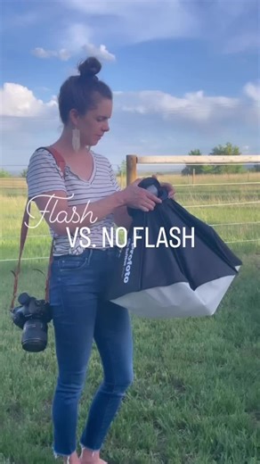 AI masking is amazing but getting the shot correct in camera is even more amazing. Want to know how to start? 1. Pop a Softbox or umbrella on your off-camera flash 2. Position light at a 45 degree angle in front of your subject in backlight 3. Turn light to full power 4. Use high speed sync so you can have a wide aperture and high shutter speed. My settings for these shots are typically iso 100, f/2.0, 1/2000 Saves so much time in post-processing, adds sparkly catchlights, and you can expose for