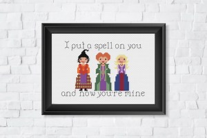 Hocus Pocus - PDF Cross Stitch Pattern - Etsy