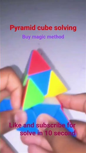 ##pyramid cube solving by magic method##