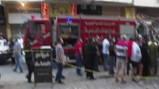 Buildings damaged as Israel says it targeted Hezbollah militant in first attack in Beirut in months