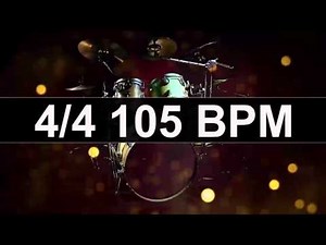 🔴 Drums Metronome 105 BPM