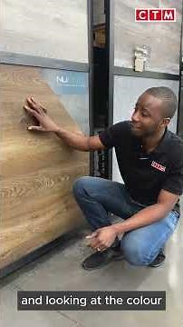 Nu-Vinyl Wenge Dark Vinyl Flooring Click System - 1240 x 182 x 5mm #ctm