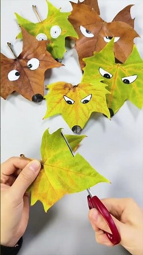 Let’s make the big bad wolf with your children. Pick up some sycamore leaves and do interesting