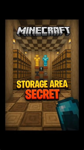 Minecraft Storage Area SECRET 🤯