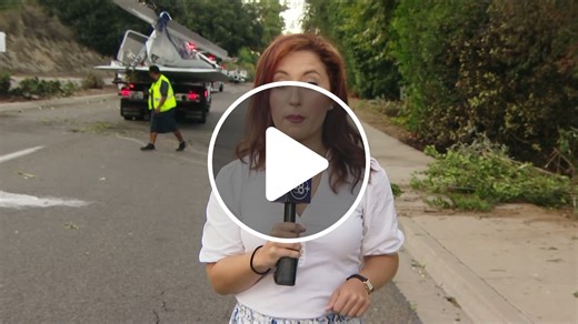 Small airplane crashes in Fallbrook, sparking brief fire and hours-long road closures - NewsBreak